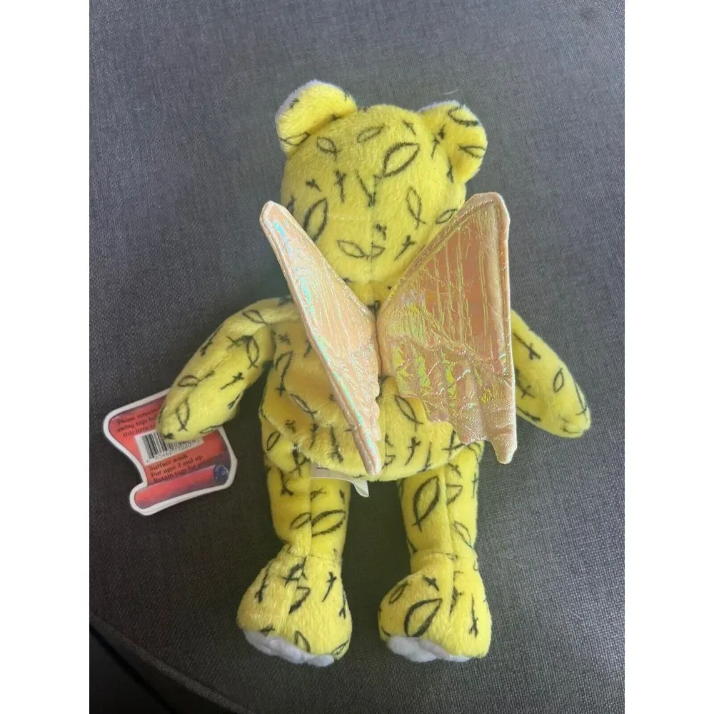 Vintage‎ Angelic Bears 2 Holy Angel Wings Plush Stuffed Animal Toy Beanbags